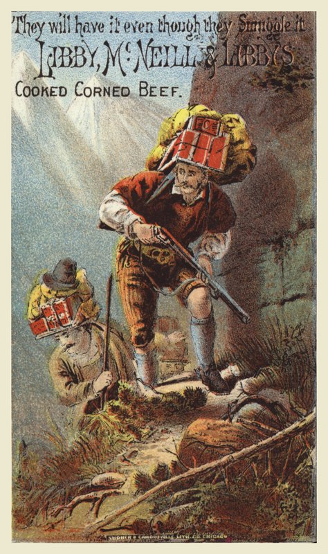 Men Smuggling Corned Beef by American School