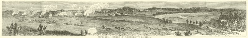 Mine Run, center of Confederate position, November 1863 by American School