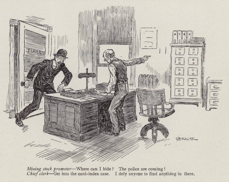Mining Stock Promoter Running Away from the Police by American School