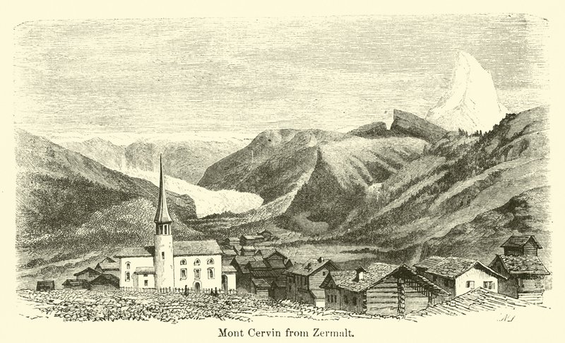 Mont Cervin from Zermalt by American School