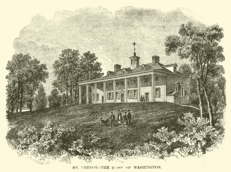Mount Vernon, the Home of Washington by American School