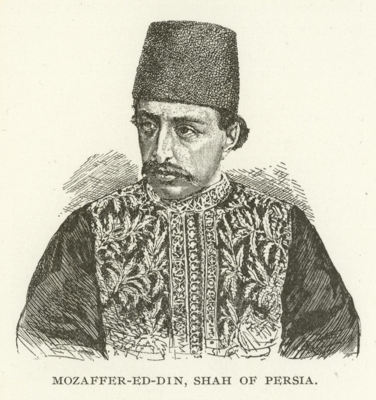 Mozaffer-ed-Din, Shah of Persia by American School