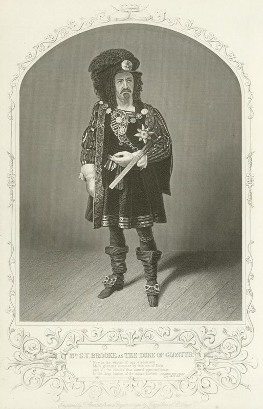 Duke of Gloster, Richard III, Act I, Scene I by American School