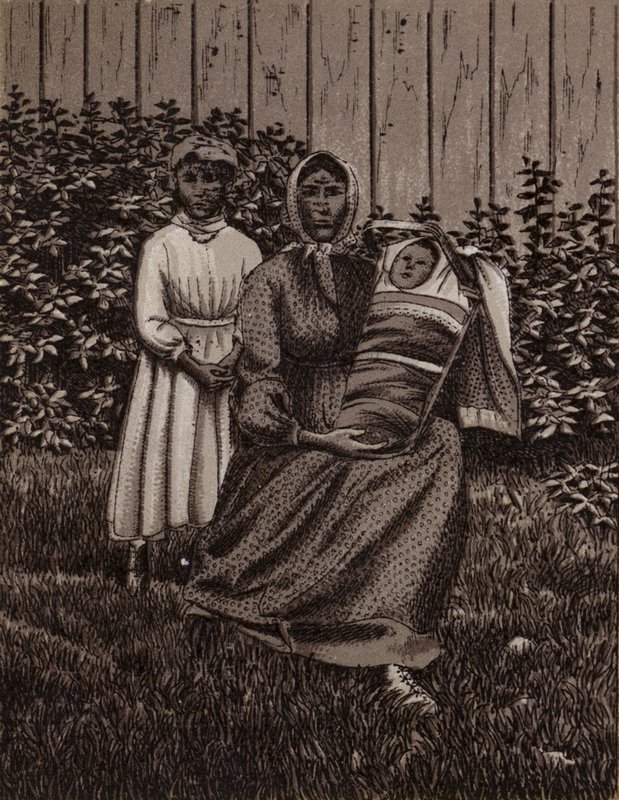 Niagara Falls: Indian Family by American School