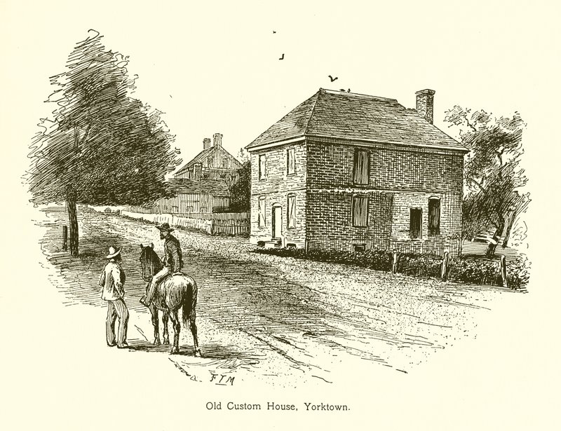 Old Custom House, Yorktown by American School
