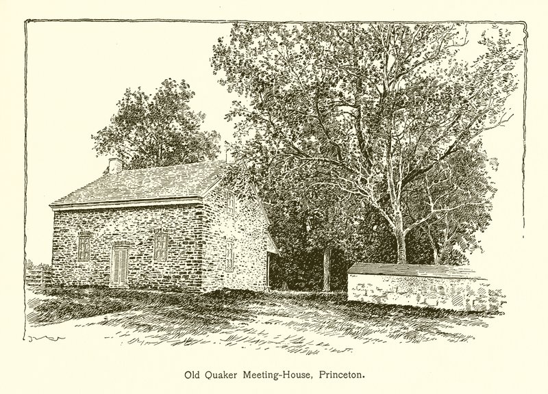 Old Quaker Meeting-House, Princeton by American School