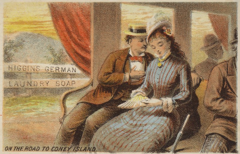 On the Road to Coney Island by American School