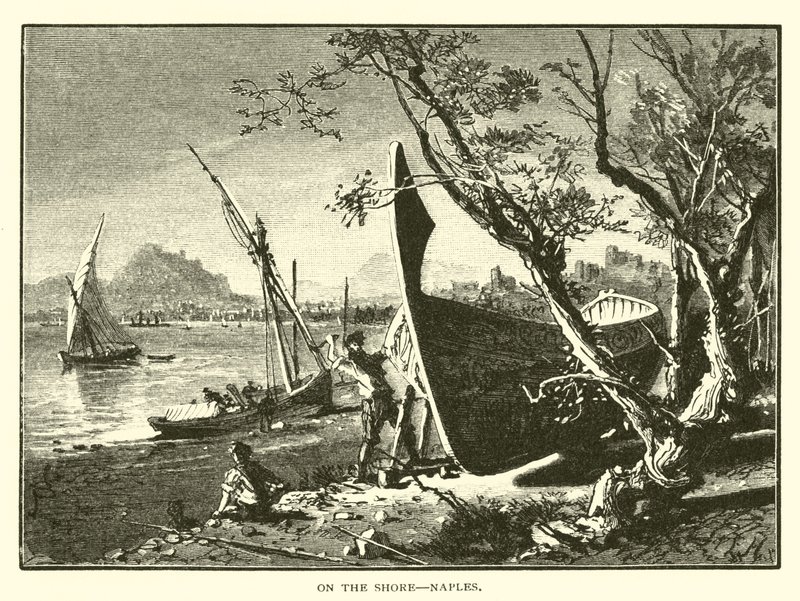 On the Shore, Naples by American School