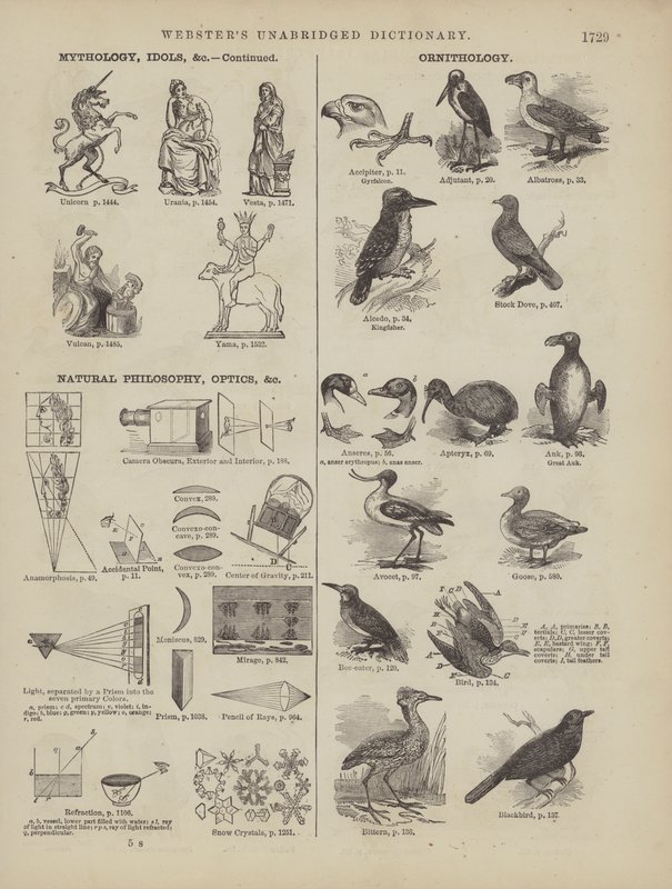 Page from Webster