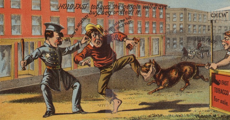 Policeman Arresting Thief by American School