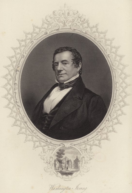 Portrait of Washington Irving by American School