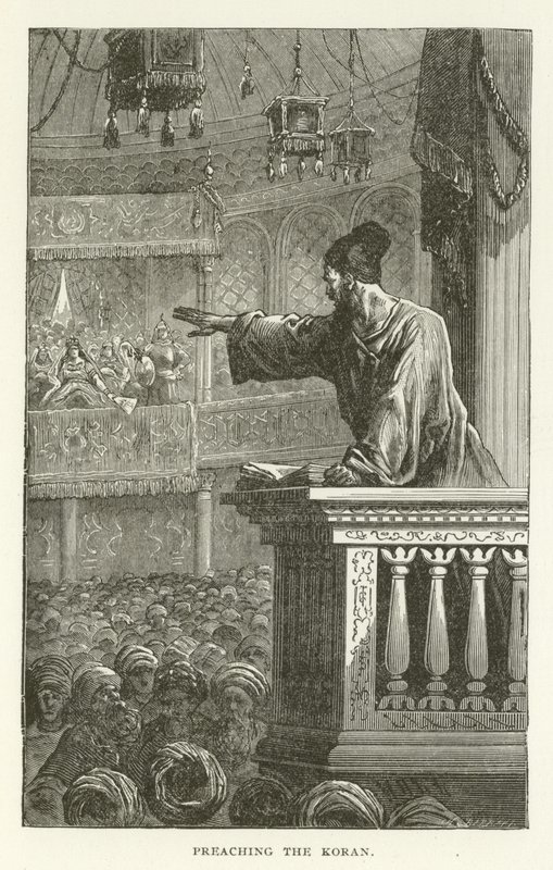 Preaching the Koran by American School