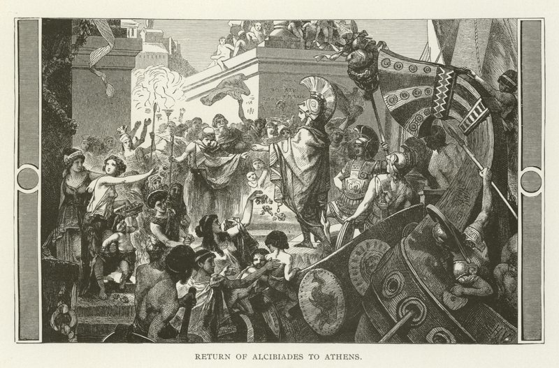 Return of Alcibiades to Athens by American School
