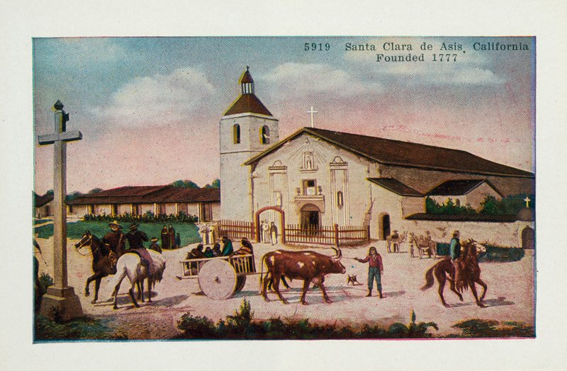 Santa Clara de Asis, California, Founded 1777 by American School