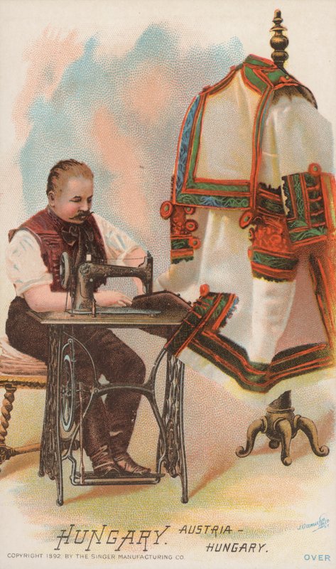 Sewing Machine, Hungary, Austria-Hungary by American School