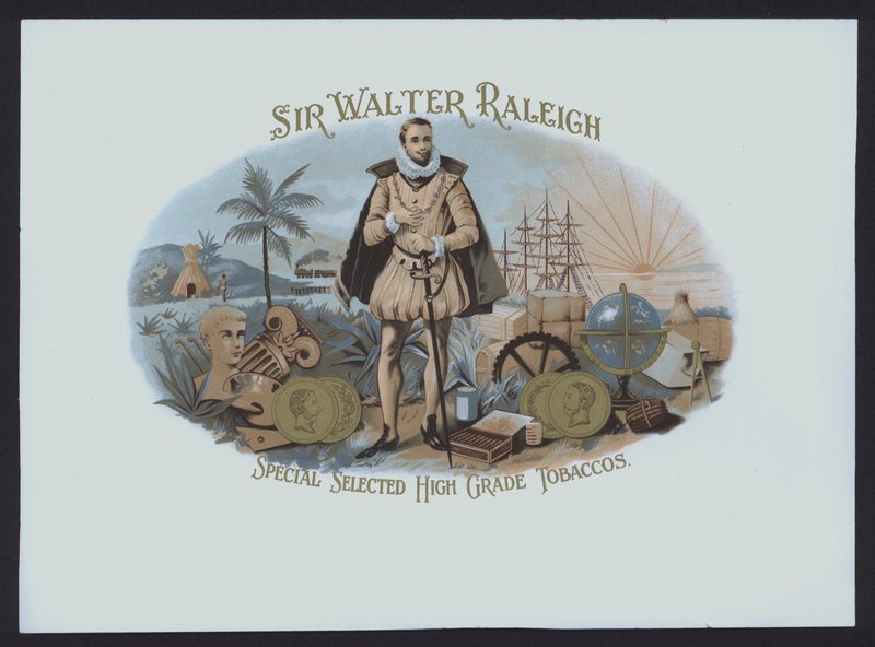 Sir Walter Raleigh, Tobaccos by American School