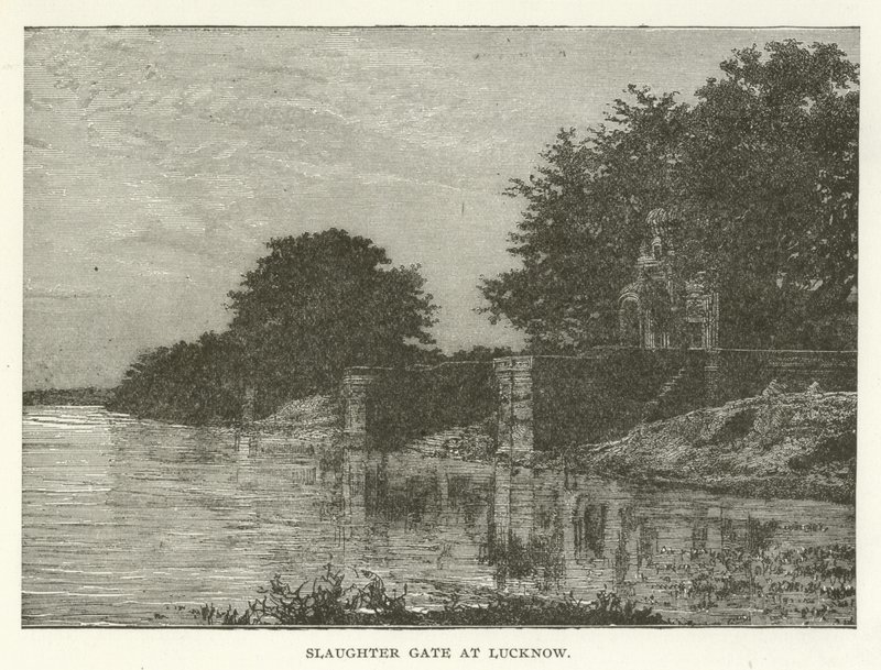 Slaughter Gate at Lucknow by American School