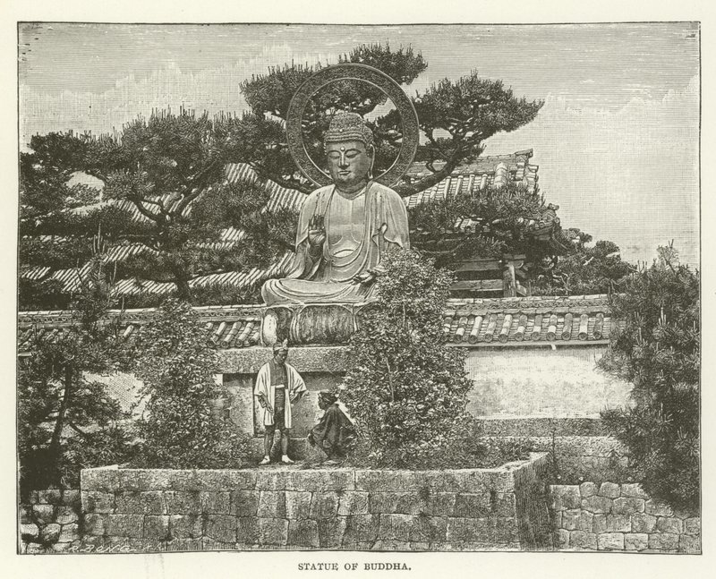 Statue of Buddha by American School