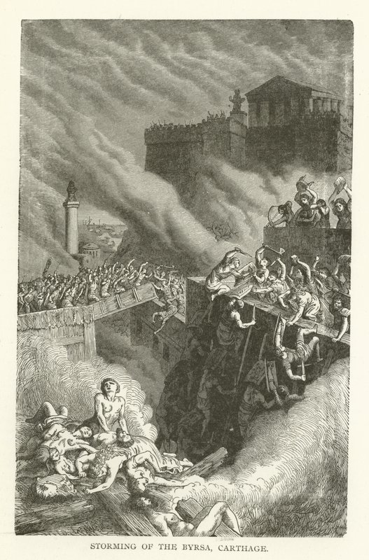 Storming of the Byrsa, Carthage by American School