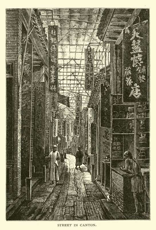 Street in Canton by American School
