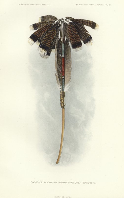 Sword of Thlewekwe (Sword Swallower Fraternity) by American School