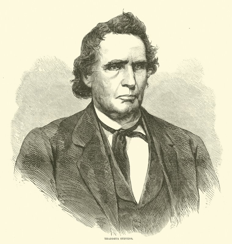 Thaddeus Stevens, January 1866 by American School