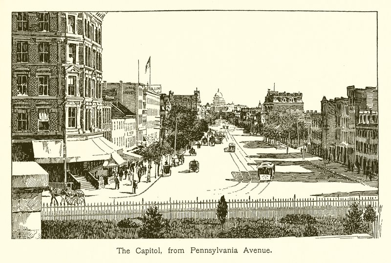 The Capitol, from Pennsylvania Avenue by American School