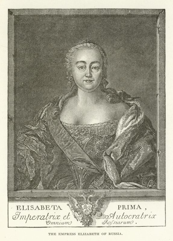 The Empress Elizabeth of Russia by American School