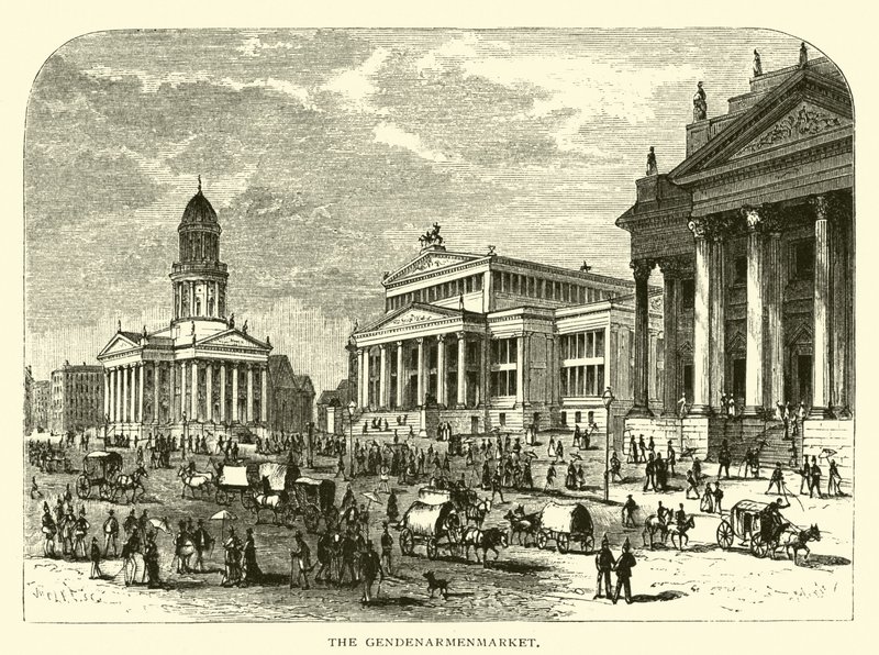 The Gendenarmenmarket by American School
