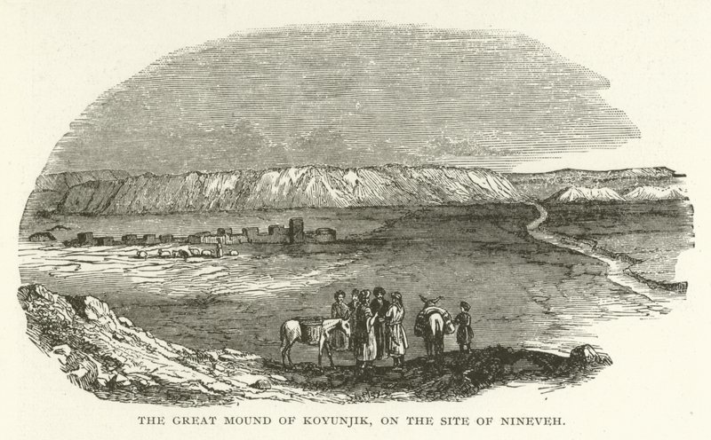 The Great Mound of Koyunjik, on the Site of Nineveh by American School