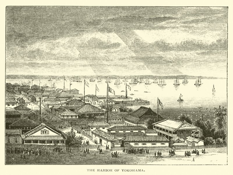 The Harbor of Yokohama by American School