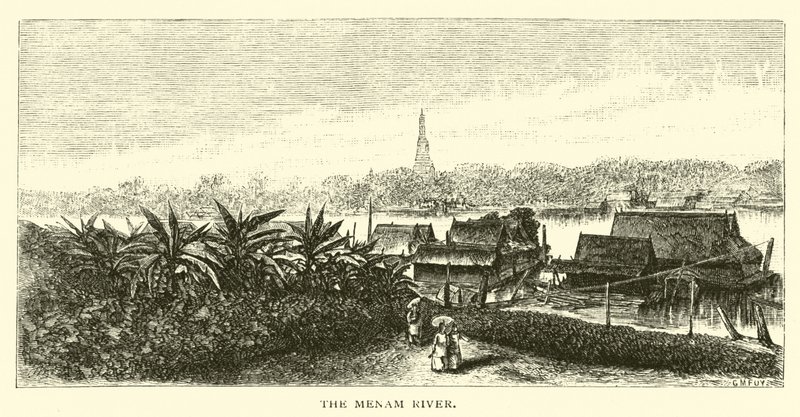 The Menam River by American School