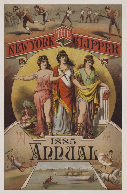 The New York Clipper Annual, 1885 by American School