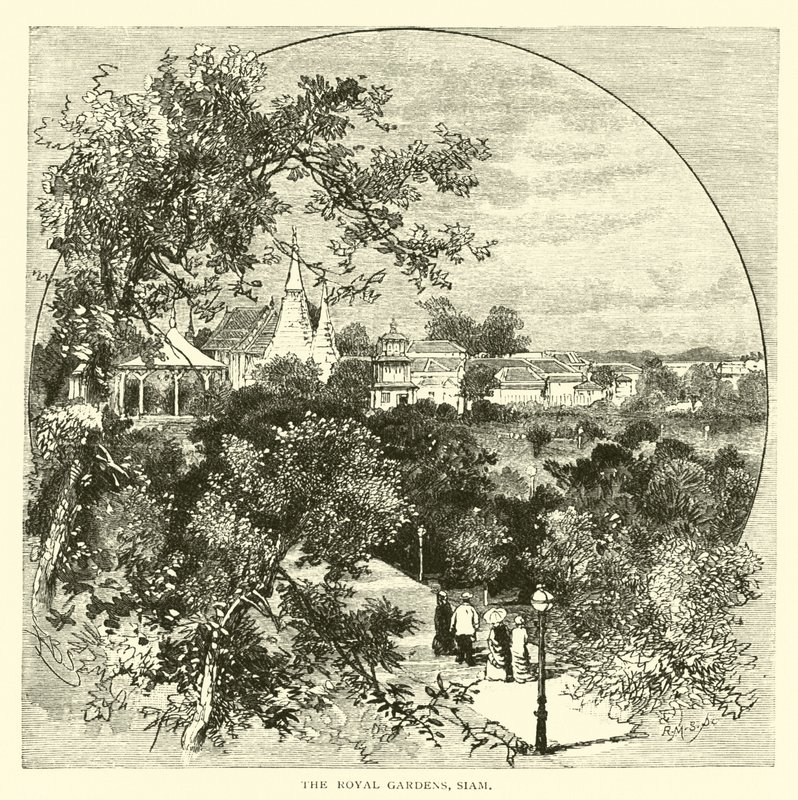 The Royal Gardens, Siam by American School