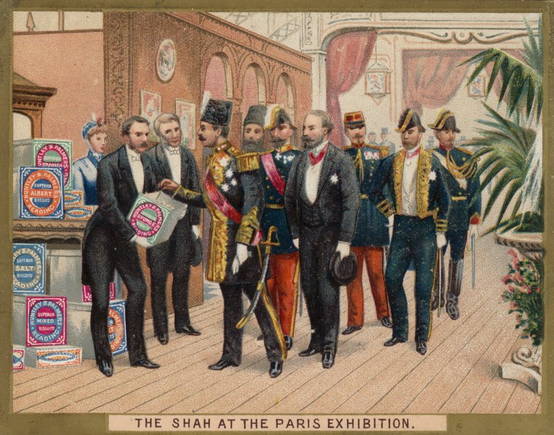 The Shah at the Paris Exhibition by American School