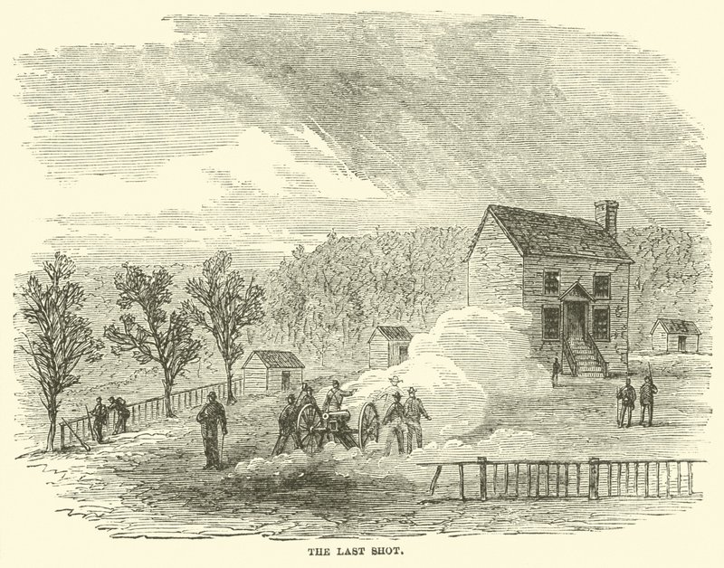 The Last Shot, April 1865 by American School