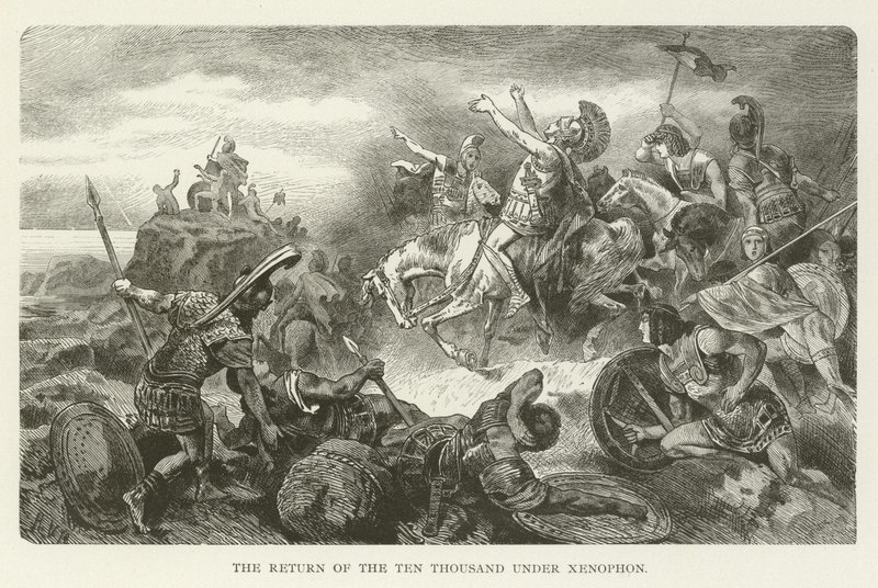 The Return of the Ten Thousand Under Xenophon by American School