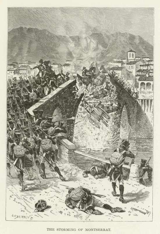 The storming of Montserrat by American School