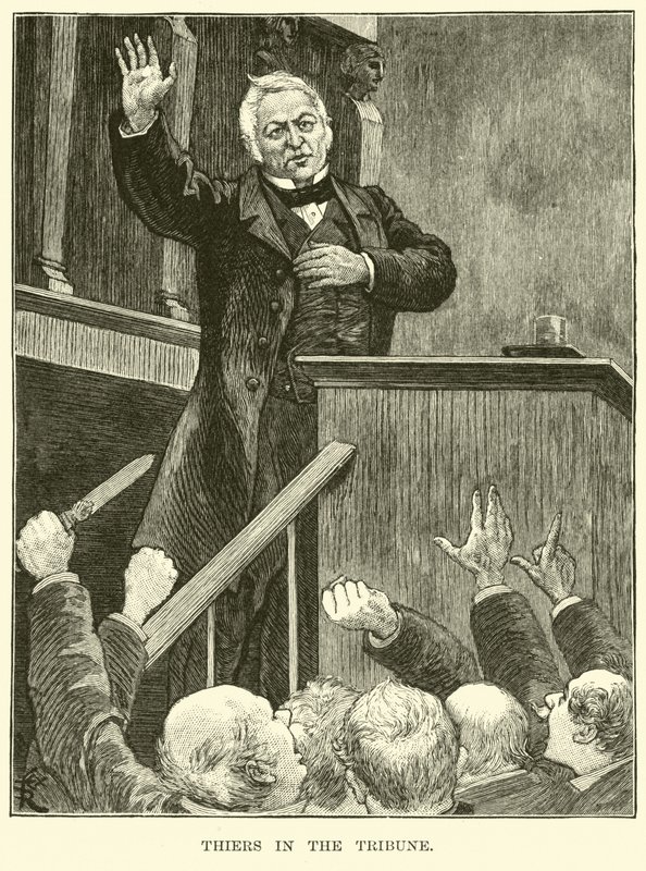 Thiers in the Tribune by American School