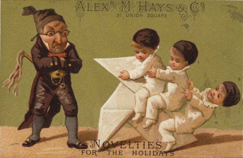 Three Little Boys Sitting on Origami Animal by American School