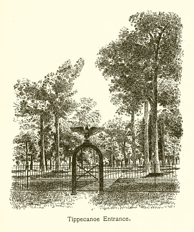Tippecanoe Entrance, General William Henry Harrison by American School