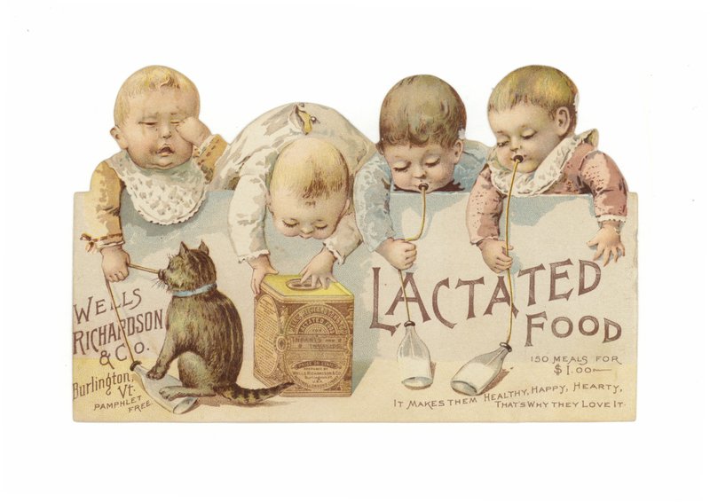 Toddlers Drinking Milk by American School