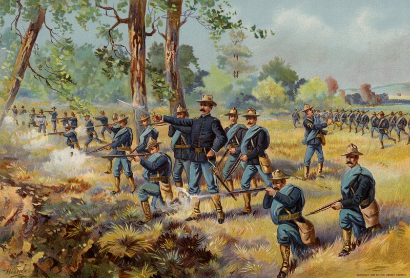 US Army, Infantry field equipment by American School