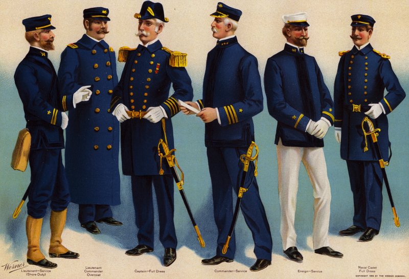 US Navy, uniforms by American School