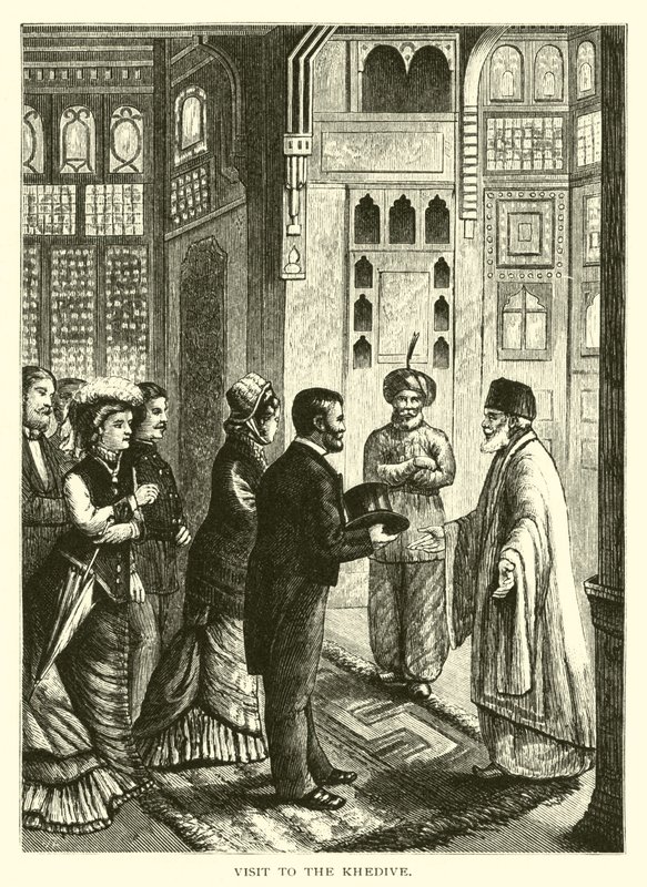 Visit to the Khedive by American School