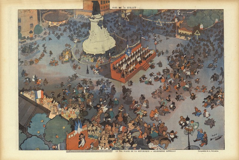 Illustration for Le Rire by Andre Devambez