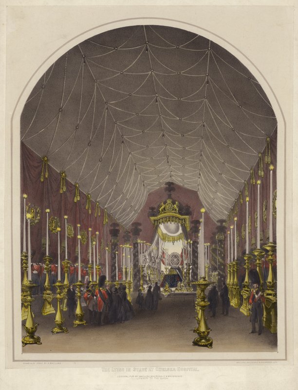 Funeral of The Duke of Wellington, The lying in state at Chelsea Hospital by Andrew Maclure