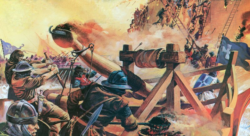 The Christians besieging Constantinople in 1203 by Andrew Howat