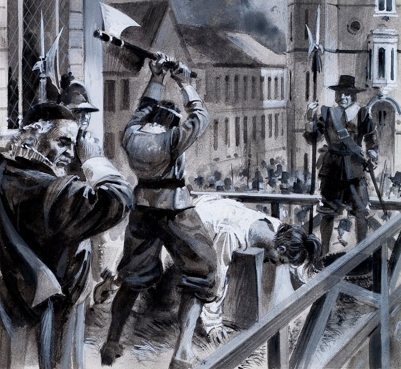 The Execution of King Charles I in Whitehall, 30th January 1649 by Andrew Howat
