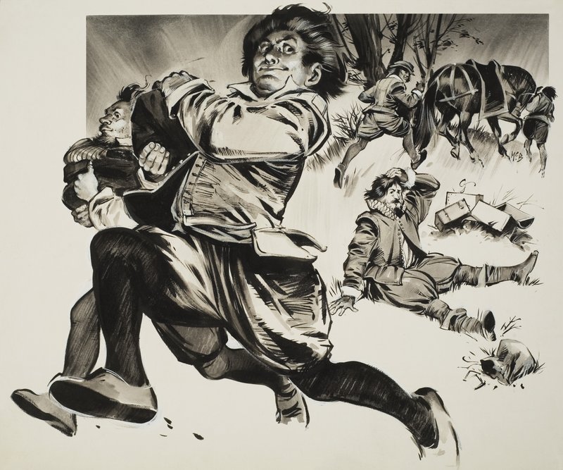 Boy Running by Angus McBride